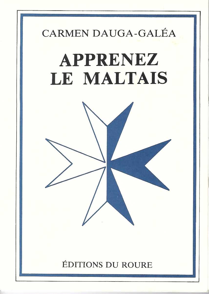 Couverture du livre de Carmen Dauga-Galéa - Apprenez le Maltais